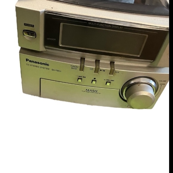 Panasonic CD Stereo System Player SA-PM01 Remote 2 Speakers Sunday Best-PM01 - Picture 2 of 7